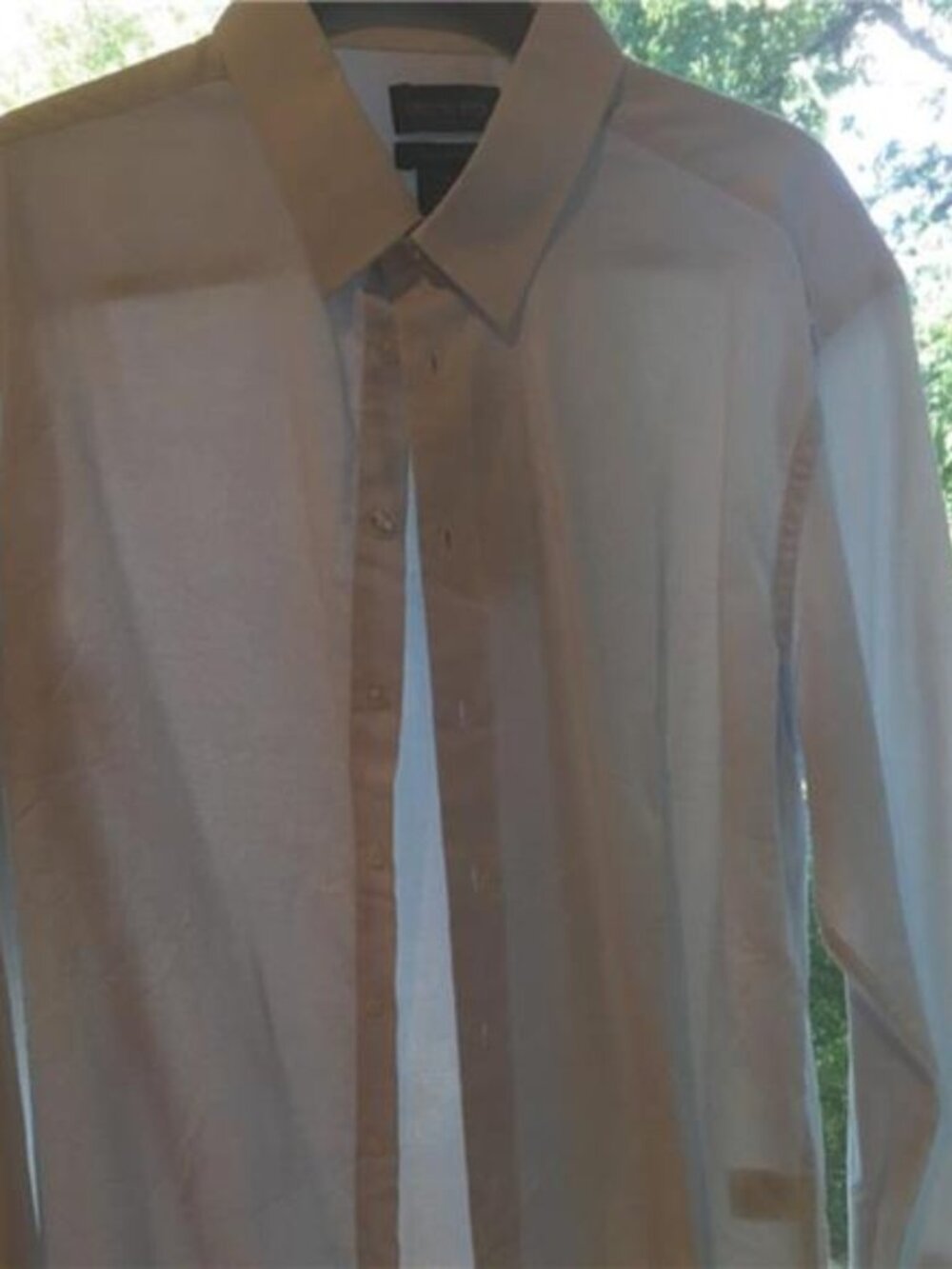 Men’s Castro Light Blue Cotton Shirt Size L (Fits M) Slim Fit European Minimalis